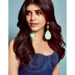 Sanjana Sanghi Instagram - An eternal love affair with denim x @falgunishanepeacockindia x @louboutinworld x @who_wore_what_when 🤍
