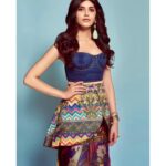 Sanjana Sanghi Instagram - An eternal love affair with denim x @falgunishanepeacockindia x @louboutinworld x @who_wore_what_when 🤍