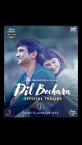 Sanjana Sanghi Instagram - Here’s presenting to you, our labour of love. 

The #DilBecharaTrailer is out NOW. 

He was the one who healed her, and took away her pain by celebrating each and every little moment that mattered.

We miss you so much, Sushant. Thank you, for all your love, the memories, the laughter and films. 
 
#SushantSinghRajput @castingchhabra #SaifAliKhan @arrahman @shashankkhaitan @swastikamukherjee13 @sahilvaid24 @saswatachatterjeeofficial @suprotimsengupta @amitabhbhattacharyaofficial @foxstarhindi @disneyplushotstarvip @sonymusicindia @mukeshchhabracc