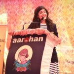 Sanjana Sanghi Instagram - “A woman, is the full circle. And within her, lies the power to create, nurture, and transform. “ Today, I felt a surge of pride. The place where 6 years ago, my tryst with realising power and magic of collective action began, we all converged right there, to celebrate equality, diversity and courage. You’re all an inspiration. Grateful, that weeks of work and effort that went into making today happen, was nothing short of what we dreamt of. Celebrating Women’s Day, everyday - Chasing hopes & dreams. ♥️ @aarohan_ngo x @atijeevan x @unwomen #InternationalWomensDay #GenderEquality . . | 📸: @reflectioncatchers Outfit by : @poloralphlauren | Aarohan