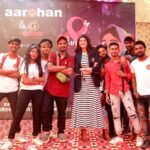 Sanjana Sanghi Instagram - “A woman, is the full circle. And within her, lies the power to create, nurture, and transform. “ Today, I felt a surge of pride. The place where 6 years ago, my tryst with realising power and magic of collective action began, we all converged right there, to celebrate equality, diversity and courage. You’re all an inspiration. Grateful, that weeks of work and effort that went into making today happen, was nothing short of what we dreamt of. Celebrating Women’s Day, everyday - Chasing hopes & dreams. ♥️ @aarohan_ngo x @atijeevan x @unwomen #InternationalWomensDay #GenderEquality . . | 📸: @reflectioncatchers Outfit by : @poloralphlauren | Aarohan