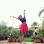 Shakti Mohan Instagram - Mornings with Momma ♥️ Watering our plants 🌱🌲🌳🌴 📷 @muktimohan