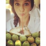 Shibani Dandekar Instagram - My juice on the road! Love me some coconuts! #nextbestthingtowater #coconutwater #thehealthybrowngirl #paleo #fitfoodie A natural isotonic drink that is nature's answer to Gatorade! ❤️