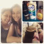 Shibani Dandekar Instagram - Saturday afternoon catch up with my mama! She loves her cold coffee so I made a healthier version with coffee, koko coconut milk and honey! Yum! #paleo #thehealthybrowngirl