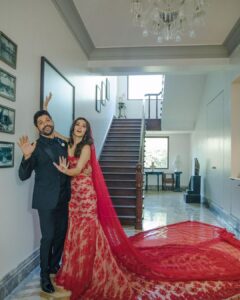 Shibani Dandekar Instagram - Mr & Mrs 💃🏾❤️ 

My DREAM wedding dress by  @jade_bymk designed by @shaleenanathani X @monicashah1207 ( love you guys this dress is everything!!!!!)
Styled by my girl @shaleenanathani 

Assisted by @kajalpatil_04 
Earrings @goenkaindia @amigoscommunications 

Makeup by @inherchair 
Hair by @reenaduttahairstylist 
Assisted by @azima_toppo 

photos @sam_and_ekta ❤️
decor by @altair_decor 
wedding by @shaadisquad