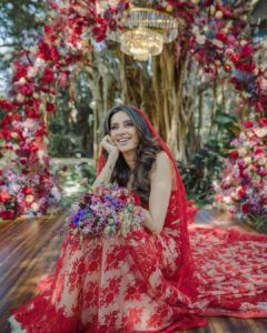 Shibani Dandekar Instagram - Mr & Mrs 💃🏾❤️ 

My DREAM wedding dress by  @jade_bymk designed by @shaleenanathani X @monicashah1207 ( love you guys this dress is everything!!!!!)
Styled by my girl @shaleenanathani 

Assisted by @kajalpatil_04 
Earrings @goenkaindia @amigoscommunications 

Makeup by @inherchair 
Hair by @reenaduttahairstylist 
Assisted by @azima_toppo 

photos @sam_and_ekta ❤️
decor by @altair_decor 
wedding by @shaadisquad