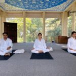 Upasana Kamineni Instagram - The heart of meditation is taking ourselves a little less seriously ! Take a breath, Take it deep 😉 Rishikesh