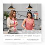Upasana Kamineni Instagram - Quick, easy, fuss free, budget friendly, healthy vegan filter coffee chocolate chia seed mousse is sure to show off UR cooking skills 😉! @samantharuthprabhuoffl & I re create @aditimammengupta recipe. Try it For sure this weekend 🤗 Nutrition values by @lakshmek Visit urlife.co.in for the full video. @urlife.co.in Follow & subscribe: Instagram: @urlife.co.in YouTube: Upasana Kamineni Konidela Website: www.urlife.co.in Facebook: @URLife.co.in Twitter: @urlife_co_in . . . #easyrecipes #vegancoffee #breakfast #healthydiet #eatclean #wellness #body #mind #nutrition #vegan #vegandiet #sustainableliving #veganismisthefuture #wellbeing #selfcare #Fittertogether #chennai #HealthyLiving #transformation #upasanakaminenikonidela #samantharuthprabhu #healthyfood #healthylifestyle #corona #indiafightscorona #lockdown2020 #quarantinelife #socialdistancing #URLife #UR