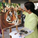 Upasana Kamineni Instagram - Thanks a million @taoartgallery for curating the most fantastic wildlife photographers in India. #wildestdreams now empower @wwfindia to continue their fabulous work. Special mention to #faridatampal for her dedication & passion towards protecting wildlife. Would like to take this opportunity to thank all the participating photographers who made this evening so successful. U can now view the images at @shrishti.art till the 25th if Dec. @lakshmi.nambiar @sanjanashah30 ❤️ Shrishti Art Gallery