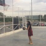 Varshini Sounderajan Instagram - #weekend #basketball #slowmo #happysunday #happtimes