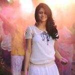 Varshini Sounderajan Instagram - Wishing you all a very happy Holi..say no to toxic and harmful colours..go natural n herbal #happyholi #happysunday #organiccolours