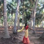 Varshini Sounderajan Instagram - Amalapuram here I am! Suppa hot it is 🙄🙄 #pelligola #webseries #amalapuram #shooting #greenery #Halfsarees #yellowlove #annapurnastudios..haven't watched the episodes yet..do download the app VIU and watch the first 2 episodes of pelligola.