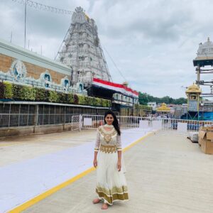Varshini Sounderajan Instagram - #Positivevibesallover #thirumala #grattitude