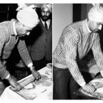 Vicky Kaushal Instagram - 1938, Shepherd's Bush Gurudwara, London. Udham Singh (left) at langar seva. On the right, the meticulous craftsmanship of Shoojit da and team in recreating the moment for #SardarUdham .