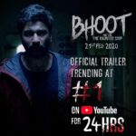 Vicky Kaushal Instagram - #BhootTrailer Trending at #1 for 24hours and still continuing to hold that spot!!! Thank You guys! #Bhoot #TheHauntedShip #21stFeb2020