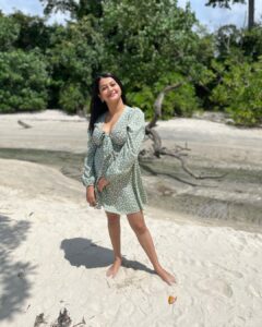 Anamika Chakraborty Instagram - Just a happy soul. ❤️ 

#vacation #beachvibes #beachday #elephantbeach #andaman #havelockisland