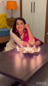 Anamika Chakraborty Instagram - Hamare Taraf Se Aap Sabhi Ko Happy Diwali ❤️