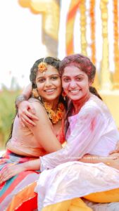 Arya Instagram - SURPRISE HALDI CEREMONY FOR MY SISTER …. 

So here’s a small glimpse of everything that happened at the HALDI CEREMONY we had for my sister and her boy yesterday… Yes it was a surprise for her .. And to see the whole ceremony stay tuned … will be up in my YOUTUBE CHANNEL tomorrow…. 

Event by @eventiaevents 
Photography @weddingelementsphotography 
Location @willmount_ Varkala 

#weddingreels #sisterwedding #vlog #youtube #trending #haldiceremony