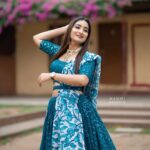 Bhanu Sri Mehra Instagram - ❄️ #bepositive #halfsaree #love #bhanusree🔥❤️ #telugupilla #hybridpilla
