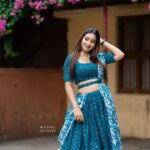 Bhanu Sri Mehra Instagram - ❄️ #bepositive #halfsaree #love #bhanusree🔥❤️ #telugupilla #hybridpilla