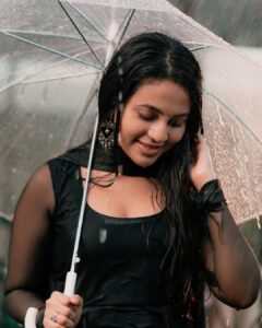 Bhavani Sre Instagram - 📷 - @thevenkatbala 
Wearing - @ivalinmabia 
Stylist - @navadevi.rajkumar