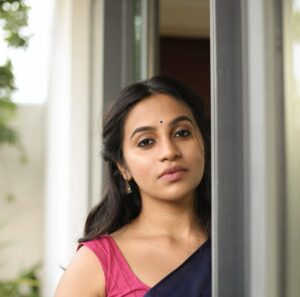 Bhavani Sre Instagram - Clicked by @kanmaniphotography
Styled by : @style.with.kr 
Outfit - @aaral___ @queenofheartsindia
Accessories - @studio.anviksha
Hair - @zuci.hairnmakeup