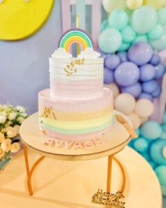 Harija Instagram - Avyaghs 1st birthday 24.02.22 .... Couldn't believe a year is gone... And my avu is growing up😍 I know in general first birthday is special even though they r not gonna remember anything ... But it's special for the family... And another special mention to @miandkaevent for making Avyaghs birthday more special with the PASTEL RAINBOW THEME.... Our Colours of Life .. 🌈.....loved the sophisticated set work.... Thank you mini @miandkaevent ......