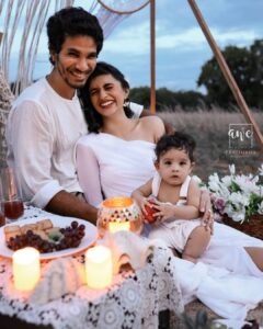 Harija Instagram - Our little pudding 😘Our love was born 
Outside the walls, 
In the WIND
In the NIGHT
In the EARTH 
A SMILE
A HUG
A KISS
As simple as it is , as Noble as - ADEENA 
Featuring - @harijaofficial @amar_theinfinity_e

Photography & Styling by -@the_girl_with_the_cam_
.
Visuals & Edit - @khiranramesh
.
Costume Partner - @anveshanaclothing
.
MUAH - @sindhuja_srinivasann
.
Decor partner - @prakriti_events