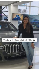 Himaja Instagram - 😍 Diwali Gift To Myself 🥰 Watch till the end..
VC @iam.savithri ❤ #diwali #deepawali #dreamcometrue #dreamcar #celebration