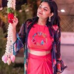 Kalpika Ganesh Instagram - Everyday of your life is a CELEBRATION ❤️ Wearing @stylusdesignerstudio MUH @makeupbykrishnaveni 📸 @bi_nikilator #wedding #celebration #candid Shilpa Kala Vekida, Hyderabad