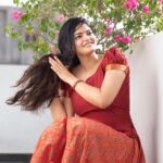 Kalpika Ganesh Instagram - Long hair and a lil chubby days❤️ #throwback #longhair
