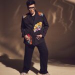 Karan Johar Instagram - Floral coral and more …. Styled by @ekalakhani in @goyalkanika 📷 @sheldon.santos