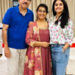 Keerthy Suresh Instagram – Here’s to the most romantic couple sharing their life, love, laughter and Birthday!!!

Happiest Birthday Amma and Acha!! 😻🤗♥️

#HappyBirthday #BirthdayVibes