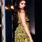Krithi Shetty Instagram - I hope you always find a reason to #smile 🌸😊 #stayhappy • • Outfit - @mehakmurpanalabel @almarihyderabad Styled by - @ashwin_ash1 & @hassankhan_3 Photos - @arifminhaz Location courtesy- @fhousehyderabad H & M - @venkymakeupstudio @chaks_makeup