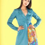 Meenakshi Chaudhary Instagram - Blues and Hues 🌈 . . . . 📸 @shareefnandyala Styled by - @riechamallick Outfit by - @advait_in Make up - @s_r_studios_ Hair - @chinnisrinu_stylist