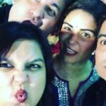 Mona Singh Instagram - Stay calm n go MAD..... happy lohri #crazypeople #crazyfriends #friends #friendsforever #wearemad #just #lohri #happycrazy