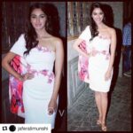 Nikita Dutta Instagram - Always cracking it well for me. Thank you jaf. ❤️#Repost @jaferalimunshi (@get_repost) ・・・ Making pretty even more prettier ♥️ @nikifying for the #haasil promo launch Wearing a beautiful @rebeccadewanofficial one shoulder dress Shoe @stevemaddenindia Makeup and Hair- @shibu_shimmer Always excited to style this Gorgeous. #nikitadutta #haasil #startstoday #sonytv #styling #celebritystyle