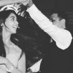 Nikita Dutta Instagram - Pretending to be a know it all while hiding the fact I want him to lead me always. #FirstMan #FatherDaughterDance 😇❤️ @akdutta59