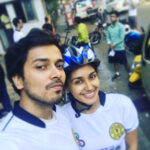 Nikita Dutta Instagram - I always thought nothing is better than running early in the morning with the sea wind hitting your face. But I guess the same feels better when you are on a bike riding it! #SaturdayMorningDoneRight #Cyclothon #30km #blissful Haji Ali Dargah