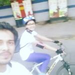 Nikita Dutta Instagram - I always thought nothing is better than running early in the morning with the sea wind hitting your face. But I guess the same feels better when you are on a bike riding it! #SaturdayMorningDoneRight #Cyclothon #30km #blissful Haji Ali Dargah