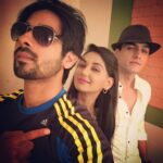 Nikita Dutta Instagram - Belated birthday boy with his new gear! #ShootShenanigans #OnSet #DreamGirlDiaries