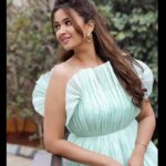 Pujita Ponnada Instagram - Just a cutesy look in this outfit by @thevoguenaari 🧚🏻‍♀️ Clicked by @vclicksphactoryofficial Styling @salonij676 Makeup @aayushisinhamakeup Hairstylist @gadwalmounika #pujitaponnada #love #happiness #actor #goodmorning