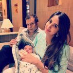 Sanjjanaa Instagram - How I make my baby sleep .. video out now on my you tube - @sanjjanaagalraniofficial . Also follow @princealarik on fb & insta ❤️ Karnataka, Bangalore