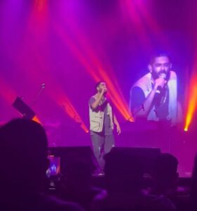 Sid Sriram Instagram - Accidentally clicked remove from grid on my last post, so took it as a sign to grab more of my favourite moments from last night to post up. These last couple shows felt like a throwback to when we first starting doing our shows at the Lady Andal auditorium in Chennai. More intimate, with audiences so much closer to us, in a way felt like a re-connection to the origins. Shout out the brothers @sanjeevtmusic, @tapassnaresh, @leon.james, @ramkuu, @hashbass, #HNBhaskar, @nikhilvpai, @soheldantes, @vinod_ld, @vj_manu. These last couple weeks have been hectic but rejuvenating. Performed in Singapore, released Long long Time (Link in bio), performed in Melbourne and finally last night in Sydney. Headed back to Chennai with a full heart.
Nov 18- Trichy
Nov 20- spoken Fest in Mumbai 
Nov 27- Coimbatore 
Carnatic concert list coming soon
Also got an exciting announcement for Chennai coming very soon!
Will say it again, thank God for music, thank God for this beautiful life. Gratitude forever engrained in everything. Vettrivel Muruganukku.
All love