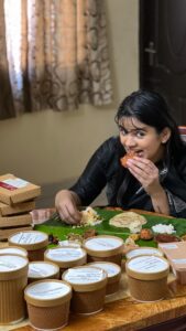 Soundariya Nanjundan Instagram - Here are some popular South indian dishes From Taj Hotels This Pongal 😍🤤 Enjoy your food delivered to your doorstep from @tajcoromandel @tajconnemara @vivantachennai.itexpressway Download The Qmin App @qminapp 💁🏻‍♀️ To Order . #happypongal ❤️ #happypongal2022 . Wearing Saree From - @d_blossoms_saree 🌸 . Pongal festival recipes curated specially for you, which comprises of lunch, sweets and snacks recipes. This list contains South Indian recipes that are made for this popular Pongal festival🥰 . #tajhotel #chennai #pongalfestival #southindianfood #festiveseason #tajconnemara #vivantachennaiitexpressway Chennai, India