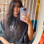 Soundariya Nanjundan Instagram - Sometimes change is what we need 💇‍♀️♥️ Bangs It is 🤍 #newlook #haircut #selflove . 📍- @anlon.artsalon Stylist- @appu.anlon . #soundariyananjundan #soundariya #nanjundan #soundarya #soundaryananjundan Anlon art salon
