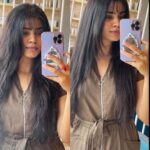Soundariya Nanjundan Instagram - Sometimes change is what we need 💇‍♀️♥️ Bangs It is 🤍 #newlook #haircut #selflove . 📍- @anlon.artsalon Stylist- @appu.anlon . #soundariyananjundan #soundariya #nanjundan #soundarya #soundaryananjundan Anlon art salon