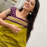 Soundariya Nanjundan Instagram - If you are always trying to be normal, you will never know how amazing you can be 🍃 . Saree - @houseofmiani Blouse- @amordesigns_sinthiyaanand Earring - @muthucharam_2018 . #sareelove #indianattire . #soundariyananjundan #soundariya #nanjundan #soundarya #soundaryananjundan Nungambakkam Chennai