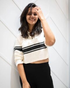 Swathishta Krishnan Instagram - Life is actually better in BLACK AND WHITE 🤍🖤
.
.
.
Pc @mikkie_photographhy