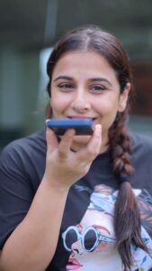 Vidya Balan Instagram - Hello Google 📞